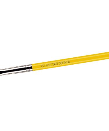 Bdellium Tools Studio Series 712 Wet/Dry Definer Brush - Professional Makeup Brush with Soft Synthetic Fibers for Precise Application - Yellow 1pc - International Shipping Available - Buy Online on GoSupps.com
