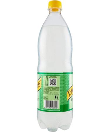 Schweppes 12 x carbonated drink with lime juice PET 1 liter - Buy Online on GoSupps.com