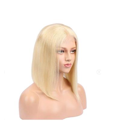 Buy Mila 10/25cm Short Bob Real Hair Wig - Blonde 613# | 100% Virgin Brazilian Human Hair Full Lace Wig | 130% Density - Buy Online on GoSupps.com