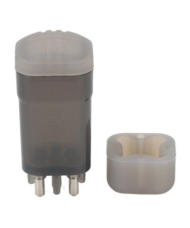 Scalp Applicator, 8ml Corrosion Resistant Scalp Oil Comb for Hair Serum (Transparent Black)