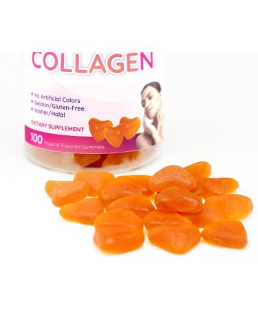 Collagen Gummies- Natural Marine Collagen for Women and Men- Collagen Supplements for Skin Hair Nails- Hydrolyzed Type 2 & 1 3- Replace Pills and Powders - No Gelatin Kosher Halal- 100 Ct. - Buy Online on GoSupps.com
