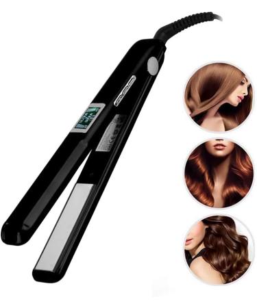 Upgrade Infrared Hair Straightener | Professional Cold Flat Iron for Damaged Hair Care & Treatment | LCD Display 360 Swivel Cord Auto Off Dual Voltage - Black - Buy Online on GoSupps.com