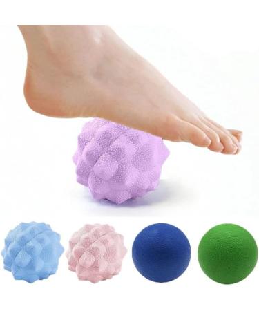 Durable TPE Spiked Massage Ball - 6.5cm Green Fitness Hand Foot Hedgehog Ball for Pain Relief & Muscle Recovery - Buy Online on GoSupps.com