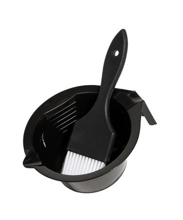 FRCOLOR 1 Set Combs Hair Dye Brush and Bowl Hair Coloring Brush Plastic Hair Dye Bowl Hair Dye Bowl and Brush Kit Hair Dyeing Bowl and Brush Kit Hair Dye Mixing Bowl Pp Hair Comb The Tail