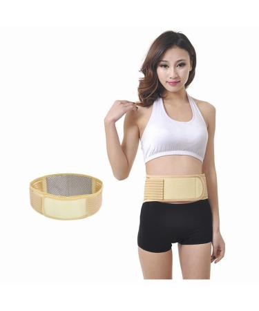 Men Women Back Brace - Breathable Lumbar Support Belt for Sciatica Herniated Disc & Scoliosis Relief | Adjustable Waist Compression - B-Khaki (28.8-34 in - Buy Online on GoSupps.com