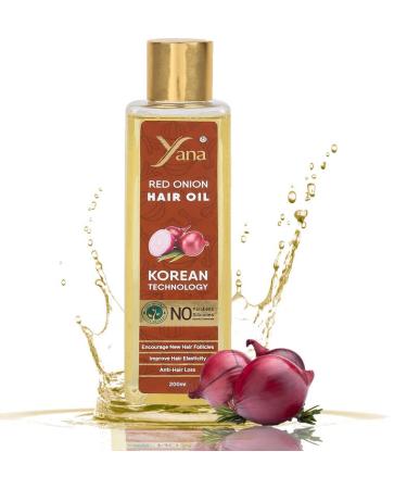 Yana Red Onion Hair Oil for Hair Fall Control | Korean Technology | Buy Internationally - Buy Online on GoSupps.com