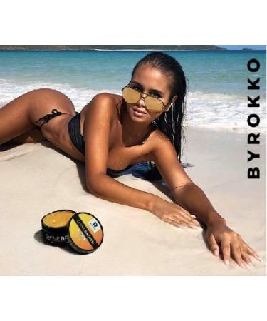 Byrokko Shine Brown Tan Bundle: Premium Browning Accelerator Cream & Quick Tanning Oil - 100% Natural Ingredients - 190ml & 150ml - Buy Online on GoSupps.com