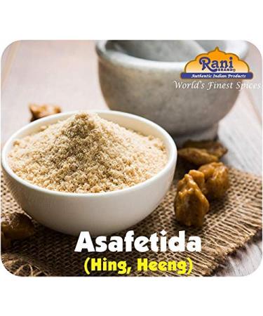 Rani Asafetida (Hing) Ground 3.75oz PET Jar - All Natural, Vegan, Non-GMO - Best Onion Garlic Substitute Indian Spice - Salt Free - Asafoetida Ground 3.75 Ounce - Buy Online on GoSupps.com