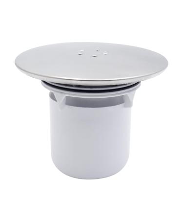 Plastic Shower Plughole Cover Shower Trap Cover Replacement Waste Drain Cap Tube Plug Anti-Odor Hole Cover Shower Drain Cover Bathroom Shower Waste Trap Cover