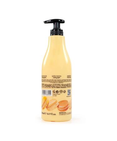 Aquolina Macaron Vanilla & Ginger Shower Gel | Delicate Bubble Bath 500ml - International Shipping Available - Buy Online on GoSupps.com