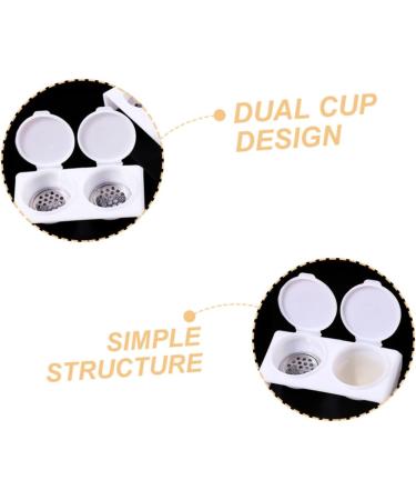 Healeved Nail Art Brush Cup Dapping Dish for Nails Dappen Dish for Nails Monomer Dish with Lid Nail Dappen Dish Soaking Bowl for Acrylic Nails Nail Bowl Tool Stainless Steel Various - Buy Online on GoSupps.com