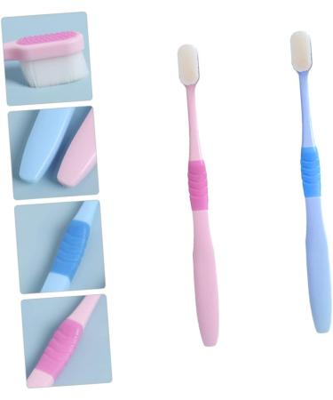 Plafope Couples Soft Toothbrush Set - 2 Extra Gentle Adult Toothbrushes for Optimal Gum Care - Buy Online on GoSupps.com