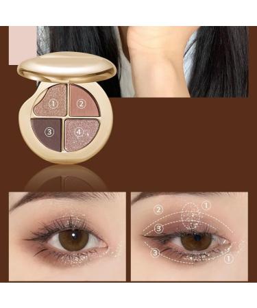 Eye and Cheek Palette Eye Shadow and Highlighter Highlighting Eye and Cheek Palette 4Color Eye and Cheek Palette Eye Shadow and Highlighter 02 - Buy Online on GoSupps.com