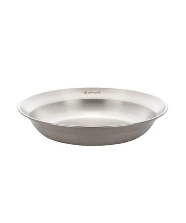 Snow Peak Tableware Dish - Lightweight, Rust Resistant, and Durable Bowl - 8.25 x 8.25 x 1.5 in