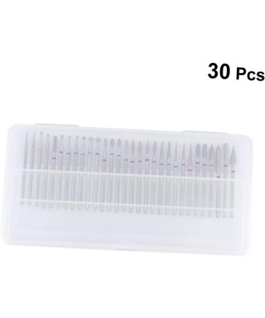 FOMIYES 1 Box Grinding Head for Nail Acrylic Nail File Drill Bit Nail Drill Manicure Filer Cylinder Head Manicure Tools Diamond Nail Drill Bits Manicure Head Polisher To Rotate Glitch - Buy Online on GoSupps.com