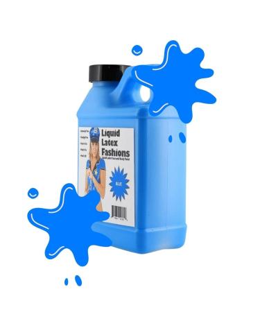 Liquid Latex Fashions - Ammonia Free Blue Halloween Makeup | Easy Apply Paint for Adults & Kids | Ideal for Art Theater Parties & Cosplay - 8 oz - Buy Online on GoSupps.com
