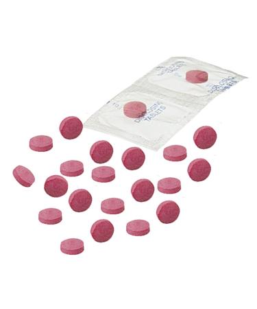 25-Tablets Plaque Disclosing Tablets Kids Disclosing Tablet Disclosing Solution For Teeth Dental Plaque Disclosing Tablets For Kids and Adult Non-Toxic Cherry Flavor Individually Wrapped