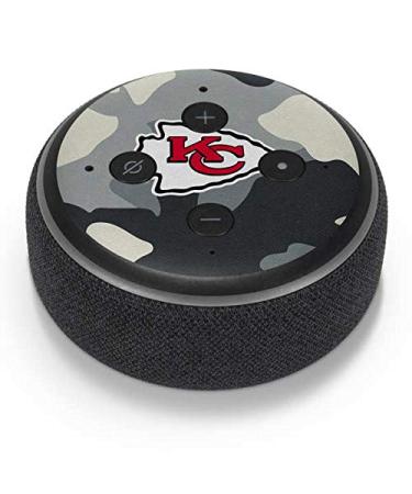 Skinit Decal Audio Skin Compatible with Amazon Echo Dot 3 - Officially Licensed NFL Kansas City Chiefs Camo Design