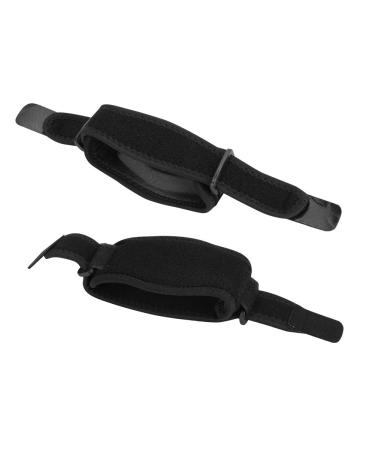 Basketball Elbow Support Brace for Adults | Adjustable Neoprene Protector Pad for Sports - Soft Silicone - Black - Buy Online on GoSupps.com