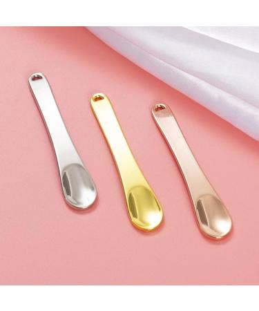 9St Mini Spatula & Spoon Set for Face & Eye Cream - Zinc Alloy Cosmetic Applicator & Skin Care Tool - Buy Online on GoSupps.com