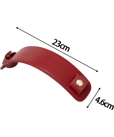 Generic Leather Shoulder Strap Pad Thick Removable Handle Pad for Handbag Handbags dark red - Buy Online on GoSupps.com