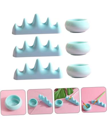 minkissy 4 Sets Nail Art Brush Cup Sponge Paint Brush Manicure Nail Pencils Bowl Nail Pens Gel Chinese Nail Brush Holders Nail Brush Nail Art Tool Nail Removal Supplies Plastic - Buy Online on GoSupps.com