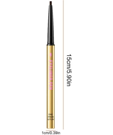 Smudge Proof Eyeliner Waterproof Fade-proof Eyeliners for Eye Makeup | 6 Colors Long-Lasting Smooth Glide No-skip Eyeliner Pencil for Beginners Professionals Fanelod Dark Brown - Buy Online on GoSupps.com