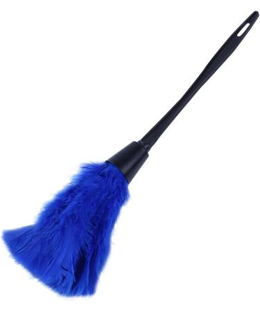 Clisted 2Pc Fashion Turkey Duster with Black Plastic Handle Cleaning Tool(Blue) 35cm - Buy Online on GoSupps.com