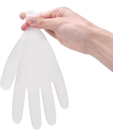 Schneider Clear Vinyl Exam Gloves Latex-Free Disposable Medical Gloves Cleaning Gloves Food Safe Powder-Free 4 mil Medium (Pack of 100) 100 - Buy Online on GoSupps.com