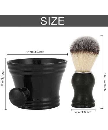 3-in-1 Shaving Brush Bowl & Stand Set | Premium Nylon Men's Shaving Kit for Perfect Grooming - Buy Online on GoSupps.com