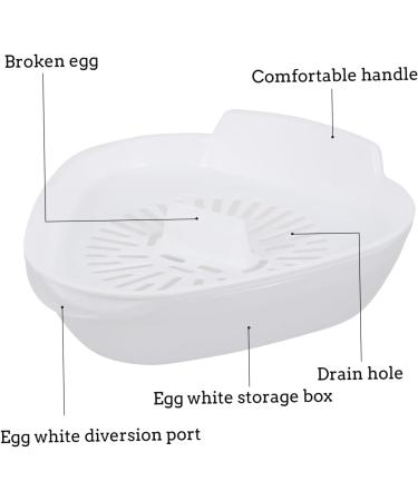 Zerodeko 1pc Microwave Egg Steamer Yolk Extractor Kitchen Microwave Oven Mold Egg White Stainless Steel - Buy Online on GoSupps.com