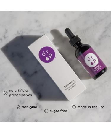 Drop Supplements Liquid Elderberry Drops and Vitamin D3+K2 Drops Bundle - Buy Online on GoSupps.com