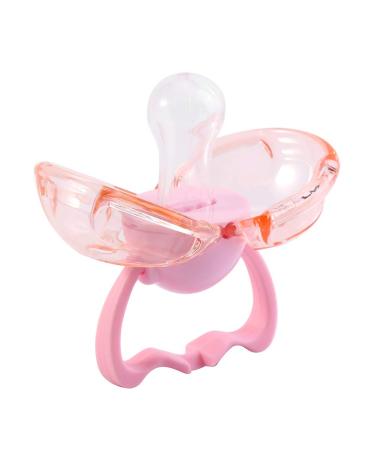 Buy Silicone Thumb Pacifier for Newborns - Automatic Closure Pink Flat Head - Buy Online on GoSupps.com