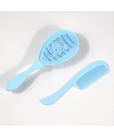 FOMIYES Newborn Hair Brush and Comb Set for Cradle Cap - Blue - Safety Care Kit for Infant Hair - Cosmetology Essentials - Buy Online on GoSupps.com