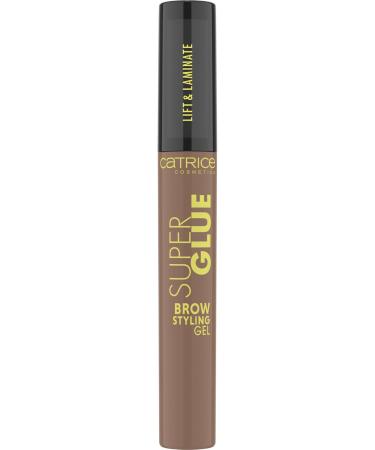 Catrice Super Glue Brow Gel No. 020 for eyebrows Brown Defining fixing quick drying vegan without microplastic particles without nanoparticles natural cosmetic 1 piece - Buy Online on GoSupps.com