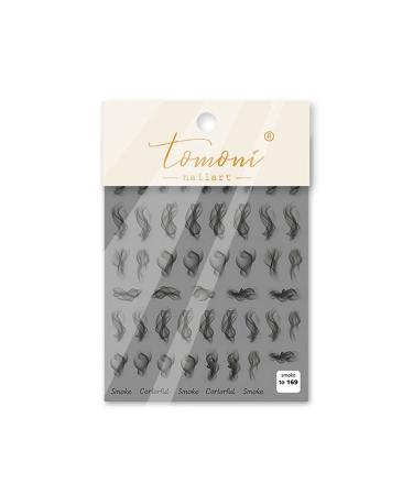 Easy To Use Women Fashion Individuality Nail stickers Decoration Smoke(2) Style2