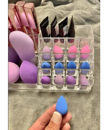Mini Makeup Sponge Set - 10 Pcs Multi-colored Beauty Blender for Foundation, Powder, Concealer, Highlight, and Eye Shadow - Buy Online on GoSupps.com