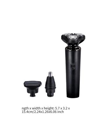 Buy Electric Shaver for Men - 3 in 1 Cordless Beard & Nose Trimmer Lightweight Rotary Shaving Tool for Office Use - Ships Internationally - Buy Online on GoSupps.com