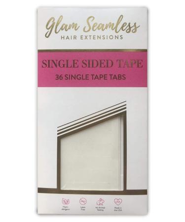 Single Sided Tape for Hair Extensions, Replacement Tape for Tape in Hair Extensions - 36 Tabs Pack