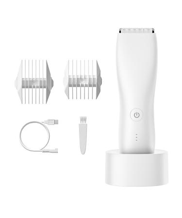 Electric Hair Removal Device Gentle Face Epilator For Men Women Rechargeable Trimmer Epilator Smooth Bikinis Trimmer White