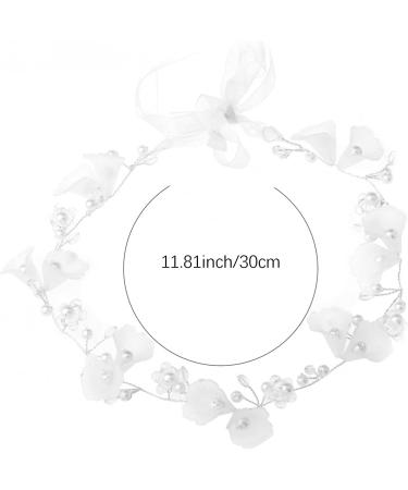 Rhinestone Bridal Headband 1Piece Wedding Headband Pearl Flower Leaf Headpieces for Wedding Engagement Valentine'S Day Gift for Bride Bridesmaid Girls (Silver) Style 1 - Buy Online on GoSupps.com