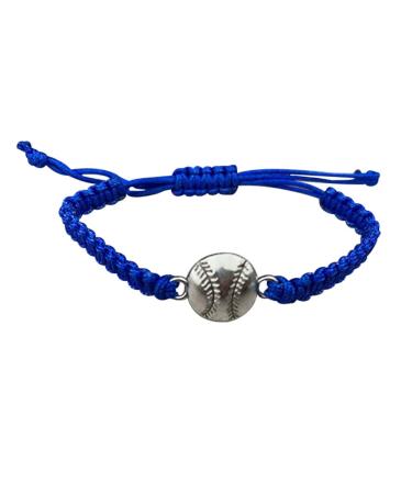Sportybella Baseball Bracelet, Baseball Jewelry, Adjustable Braided Baseball Bracelet, Perfect Baseball Gifts