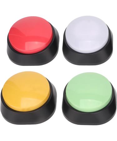 4-Piece Interactive Dog Training Buzzer Set - 30-Second Recording 4 Colors - Enhance Communication & Learning for Your Pet - Buy Online on GoSupps.com