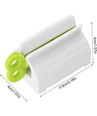 Toothpaste Squeezer Roller - Toothpaste Tube Squeezer | Rolling Tube Toothpaste Squeezer Toothpaste Seat Holder Stand Rotate Toothpaste Dispenser for Bathroom Xiaoyaoyou Green - Buy Online on GoSupps.com