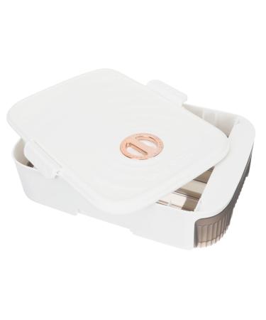 Alipis Box Refrigerator Egg Carton Egg Holder for Fridge Pantry Organizer Fridge Shelf Holder With Cover