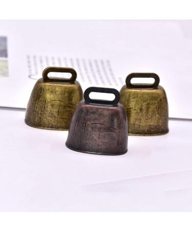 Xmas Bells 12pcs Cattle Farm Animal Copper Cow Horse Sheep Grazing Metal Copper Bells Small Brass Bells Cattle Goat Farm Loud Bronze Bell Pet Collar Hanging Bell - Buy Online on GoSupps.com