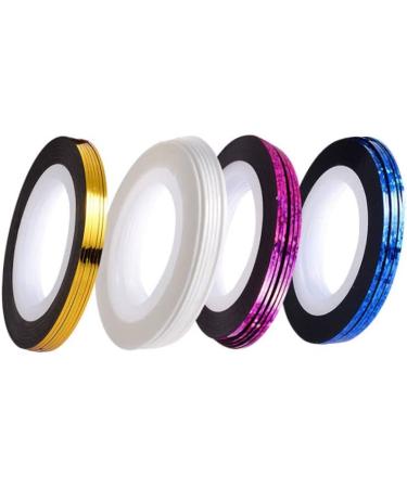 YaptheS DIY Nail Stickers - White Nail Striping Tape for Nail Art Decoration - Buy Online on GoSupps.com