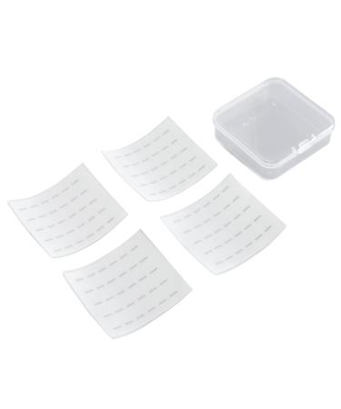 Eyelashes Adhesive Strips Self Sticking Lashes Strips Glue Skin Friendly Quick Stick 8 Sheets for Make Up Supplies (Black)