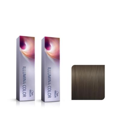 2er Wella Illumina 5/81 Light Brown/Pearl Ash 60ml Light Brown/Pearl Ash 120ml (1Pack)