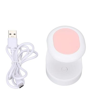 Nail lamp Anggrek 16 W Mini-UV LED nail lamp portable fast-drying nail gel dryer for individual fingernails pink (60s-timing design)